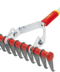 Interlocken Dethatching Rake 12 Inch Head Only UGM3 For Moss Removal And Lawn Care, durable metal head with red finish