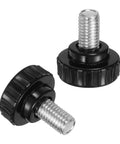 4 Pack M10 X 16mm Knurled Thumb Screws Zinc Plated Carbon Steel With Black Round Head Deliver Tough As Nails Grip And No Slip Turning For Dead Sure Precision Fixes Slick And Secure black round head thumb screws with knurled grips