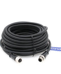 M12 A Code 12 Pin Male To Female Heavy Duty Flex Cable For Cognex Cameras Actuators Sensors Industrial Ethernet Fieldbus 10m