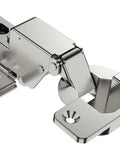 20 Pack 95 Degree Inset Frameless Soft Close Cabinet Hinges Euro Concealed 45mm Easy Mounting Base 3D Adjustable Clip On Plate