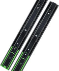 Two Pack Drawer Slides 10 To 16 Inch, Smooth Glide Cabinet Runners, Full Extension Metal Drawer Guides With Quiet Operation