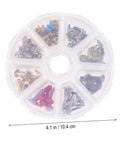 Colorful Metal Brads Fasteners Set For DIY Crafts Scrapbooking And Cardmaking Easy To Use Embellishment Kit With Storage Box
