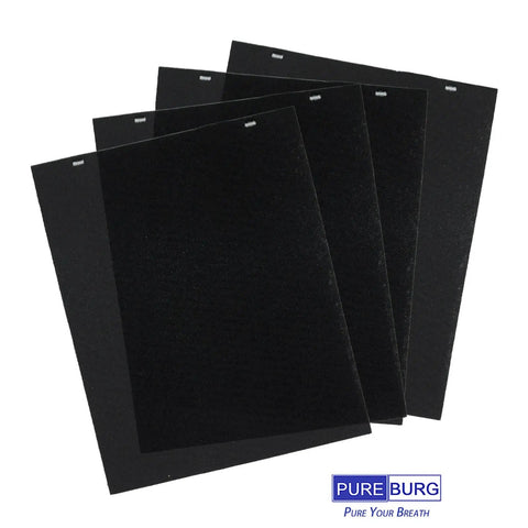 Replacement Filter Kit With True HEPA And Four Activated Carbon Pre-Filters For HoMedics Total Clean AF-20 AP-25 AR-20 Air Purifiers, Captures 99.97 Percent Of PM2.5, Removes VOCs, Includes AF-20FL AP-25CRF AF-25, pack of black filters