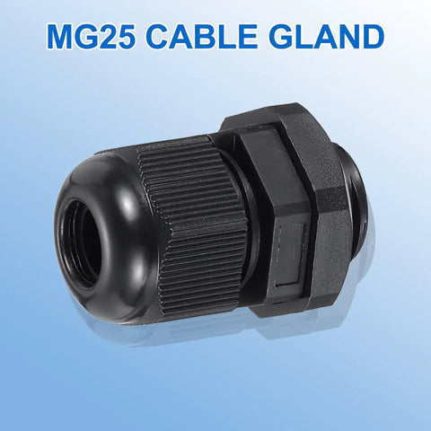 4 Pack M25 Cable Glands Waterproof Nylon Joint 13 To 18mm Hole For Cable Fixing Wiring Repairs Gland Replacement Electrical Appliances Black Weatherproof Dustproof Enclosures Industrial Grade For DIY Pros black M25 nylon cable gland