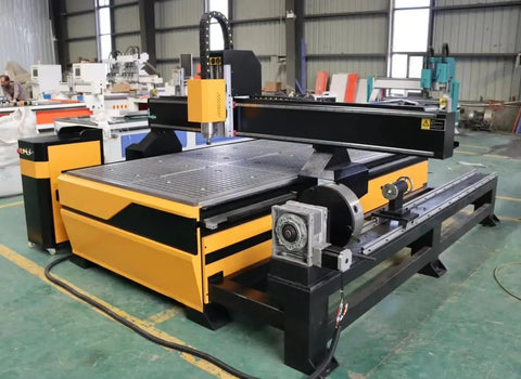 4 Axis CNC Router Machine For Wood And Soft Metal With Rotary Axis For 3D Engraving and Cutting Milling in workshop