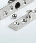 1 Pack 75mm To 150mm Door Pivot Hinge Stainless Steel Up And Down Location Shaft Heavy Duty 360 Degree Rotation Positive Axis 98.5mm For Doors And Gates, stainless steel hinge parts