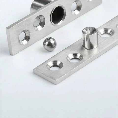 1 Pack 75mm To 150mm Door Pivot Hinge Stainless Steel Up And Down Location Shaft Heavy Duty 360 Degree Rotation Positive Axis 98.5mm For Doors And Gates, stainless steel hinge parts