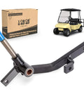Driver Side Spindle Assembly For Club Car DS Golf Carts 1981 2003 Front Wheel Spindle Replacement Fits Gas And Electric Models OEM Compatible Direct Fit Front Driver Side Spindle For Rugged Replacement On Club Car DS Gas And Electric 1981 To 2003, black steel