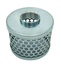 Round Hole Suction Strainer For Pumps, Plated Steel 1.5 Inch Thread, Rust Resistant And Debris Guard, Keeps Solids Out Of Your Pump