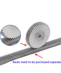 Heavy Duty Bevel Gear Pinion And 41 Teeth Spur Gear Set One Mod 41T 43MM OD 45 Steel Transmission Gear with rack