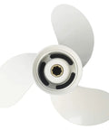 Beefed Up Aluminum Alloy Boat Propeller For Yamaha Outboard Motors Nine Point Nine To Fifteen HP Eight Spline Shaft Nine And A Quarter Inch Diameter