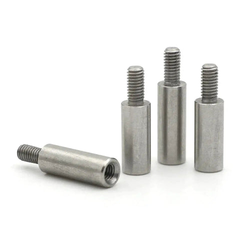 Top Dog Ten Pack M3 And M4 304 Stainless Steel Round Standoff Spacers Male To Female Hex Screws for PC Builders and Tech Mods.