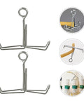 10 Pieces Spring Water Stopper Clips Adjustable Pinchcock Control Clips Pro Grade Laboratory Rubber Tubing Sealing Clamps For Fluid Flow Regulation Ideal For Science Experiments And Fluid Transfer In Labs shown with tubing