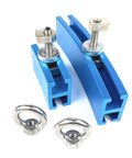 Beefy Heavy Duty Auto Dent Repair Kit With Mixed Size Pullers showing metal pullers and bolts for sheet metal repair