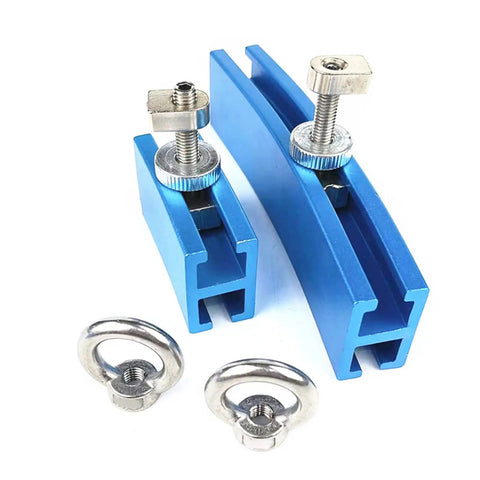 Beefy Heavy Duty Auto Dent Repair Kit With Mixed Size Pullers showing metal pullers and bolts for sheet metal repair