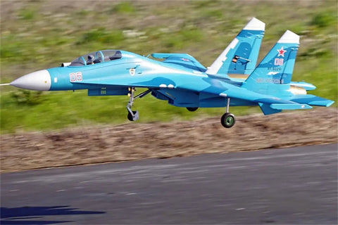6 Channel RC Plane SU 27 70mm Ducted Fan EDF With 12 Blade Inrunner Motors Beefy Thrust Ready To Fly PNP No Radio Battery Charger Ideal For Adults Realistic Jet Style Aerobatic RC Aircraft flying outdoors