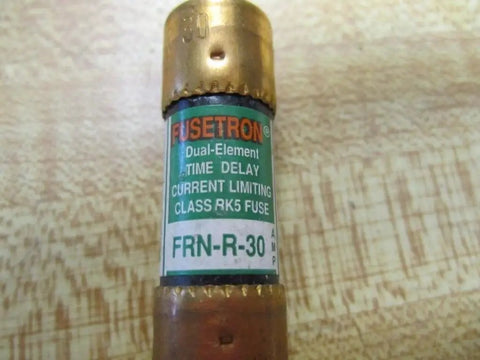 Dual Element 30 Amp Time Delay Fuse For Auto Electrical Systems RK5 Class Heavy Duty Circuit Protector FRN R 30 Style