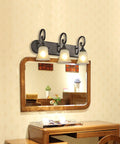 4 Pack Bell Shaped Glass Lampshades For Ceiling Fans And Light Fixtures on black vanity light fixture