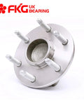 Direct Fit Front Wheel Bearing Hub Assembly For 2WD Chevy Tahoe Suburban 1500 Escalade Avalanche Express 1500 2500 GMC Savana 1500 Fits 2000-2008 Chevy Cadillac GMC 2WD SUVs And Vans, front view with 6-lug design