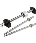 Ball Screw SFU2505 SFU2510 25mm Linear Motion With 2505 2510 Flange BK BF20 End Machined For CNC, C7 Precision, Heat Treated Steel