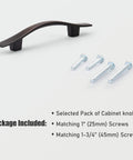 30 Pack 3 Inch Oil Rubbed Bronze Cabinet Pulls Wave Style with screws for kitchen bathroom bedroom vanity