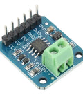 K Type Thermocouple Module With SPI Output And MAX31855 Sensor on blue circuit board for industrial data collection