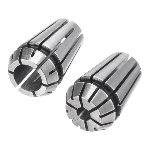 ER11 Spring Collet for CNC Milling Lathe and Engraving Machine, 1/4 Inch and 1/8 Inch Clamping Diameters, 0.008mm Precision