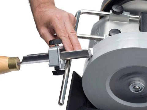 Straight Or Curved Edge Sharpener Multi Jig For Sharpening Skew Chisels Gouges Beading Tools And More Pro Grade Turning Tool Gear With Straight Or Curved Blades And Symmetrical Bevels Up To Two Inches Wide