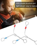 Ten Pack K Type Thermocouple Temperature Sensor Line for 0 to 600 Celsius Readings with an image of a worker using a soldering tool