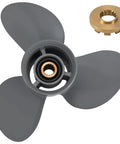Honda Outboard Propeller Beefed Up Upgrade 13 1 4 Inch Diameter By 17 Inch Pitch Aluminum 3 Blade Right Hand 15 Spline Fits 60 130HP Engines OEM 58130 ZW1 017AH propeller with hub