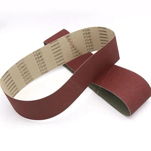 Badass Aluminum Oxide Sanding Belts 100 X 915Mm, flexible P240 grit belts for metal grinding and surface prep.