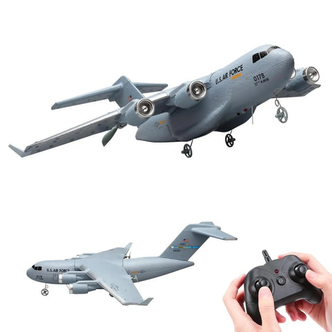 Ready To Fly RC Plane For Beginners 2 Channel 2.4GHz Remote Control Airplane With Gyro Stabilization, Durable EPP Foam in flight.