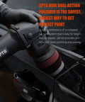 Compact 3 Inch Orbital Polisher With 10mm Orbit 780W Variable Speed Dual Action Ergonomic Grip on car surface