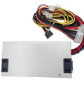 Beefy 300W Server Power Supply For Industrial Control Systems, Compatible With 300-601U, Rugged Workhorse Power Solution For Rack And Embedded Controllers Great For Durable High Load Environments. Silver metal 300W PSU with multicolor cables for rack systems