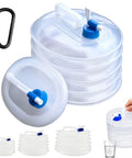Collapsible Water Container With Spigot 10L Portable Camping Water Jug For Hiking And Travel Space Saving design