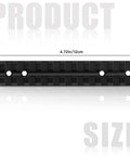 Beefy Picatinny Rail Mount For Ten Twenty Two Rifles With Eleven Slot Rail System, 4.72 in/12 cm size, black anodized aluminum