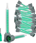 40-Piece Epoxy Mixing Nozzle Tips Set For Resin And Adhesive Guns, 50ml/1.7oz Cartridges, shown stacked and single view