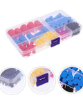Topperfun High Temp Silicone Rubber Tapered Assortment Kit With Sealing Plugs For Test Tubes Flasks And Tanks To Mask Off Holes Effortlessly, assorted sizes in storage case