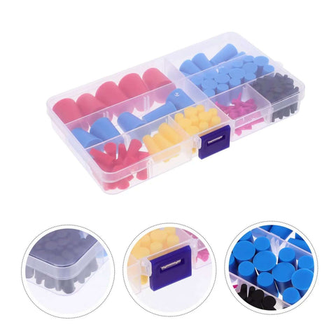 Topperfun High Temp Silicone Rubber Tapered Assortment Kit With Sealing Plugs For Test Tubes Flasks And Tanks To Mask Off Holes Effortlessly, assorted sizes in storage case