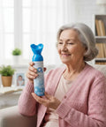 Woman holding Portable Oxygen Canister With Fragrance Options For Sports Travel And Fitness - Up To 450 Inhalations