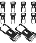 Lawsen Spring Clips Recessed Lighting 60pcs LED Downlight Mounting Accessories Spring Clips for Ceiling Lamp Bracket Wall Compatible set of black metal spring clips.