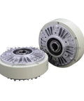 Beefy 20Kg Hollow Magnetic Powder Brake With DC24V Powder Clutch For Tension Control And Correction System FZ200K-1, front and side view