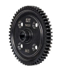 Beefed Up 52T Mod 1 Spur Gear In Machined Steel For 1.0 Metric Pitch RC Cars, Heavy Duty Upgrade
