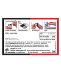 Instructions for using Regular Epoxy Compound 1 x 25g Waterproof Bonding For Metal Glass Concrete Ceramic High Strength Flexible Quick Curing Clear Sealant for DIYers And Pros on product label.