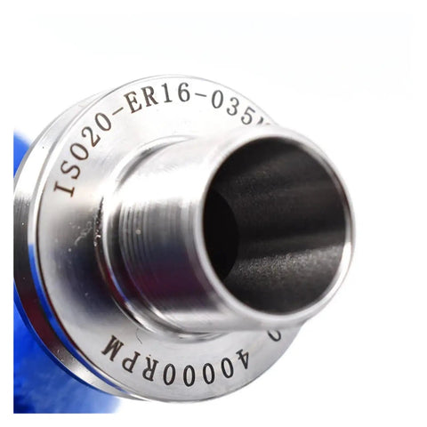 Top Shelf Stainless Steel Cnc Collet Chuck Delivering Dead On Zero Point Zero Zero Millimeter Accuracy And Dynamic Balancing close-up view.
