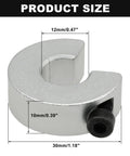 4 Pack SBR12 Linear Rail Shaft Stop Collars Bore 12mm Aluminum Anodized For Precise Alignment And Dope Quick Clamp Mounts Built For CNC And Robotic Projects, 12mm bore