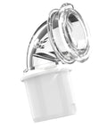 Three Pack Replacement Elbows For Nasal And Pillow CPAP Masks With Connectors One Size Fits All Snug Fit Low Noise Design Durable Elbow Pieces For Nasal Pillow And Full Series CPAP Masks clear CPAP elbow connector