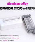Aluminum upgrade meat tenderizer attachment for stand mixers, smooth tenderizing, lightweight design, easy to clean.