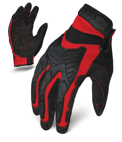 Exo Motor Impact Working Glove with TPR Protection and Anti-Vibration Palm Pads for Extra Dexterity and Heavy Duty Grip, 1 Pair