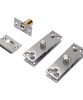 Heavy Duty Pivot Hinge For Wood Doors Up To 220 Lbs Jeffergarden Stainless Steel Hidden Door Hinge disassembled view